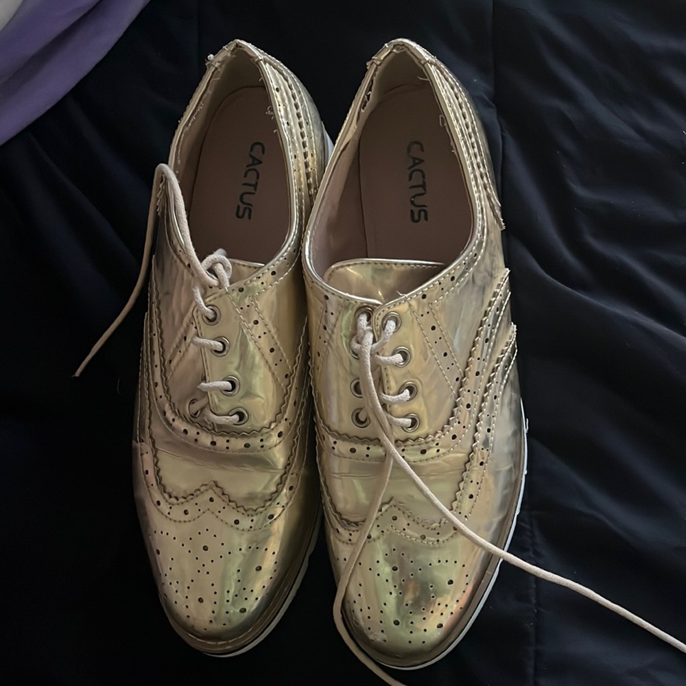 Golden shoes